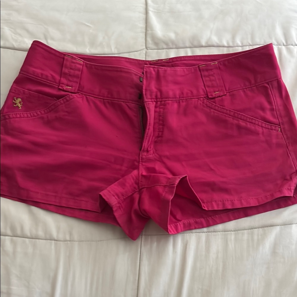 Express High Waist Pink Shorts